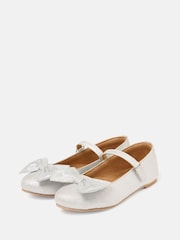 Angel & Rocket Silver Mary Jane Shoes - Image 1 of 4