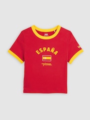 Rouge Espagne - Levi's® World Cup Cropped T-Shirt - Image 4 de 6