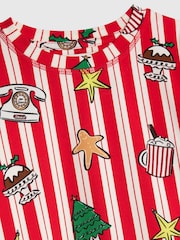 River Island Red Nephthys Family Christmas Pyjamas - Image 3 of 5