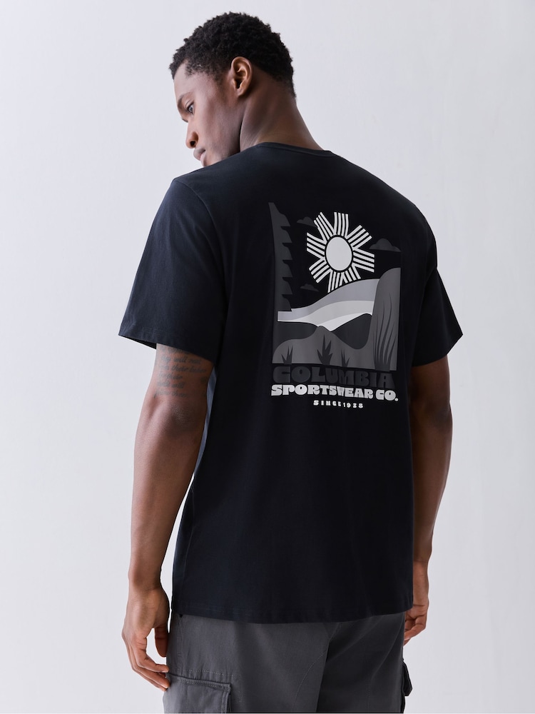 Columbia Black Chrome CSC™ Outdoor Back Graphic T-Shirt - Image 1 of 5