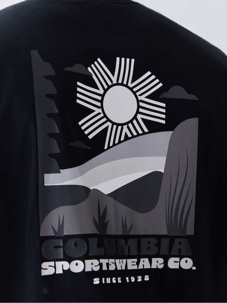 Columbia Black Chrome CSC™ Outdoor Back Graphic T-Shirt - Image 5 of 5