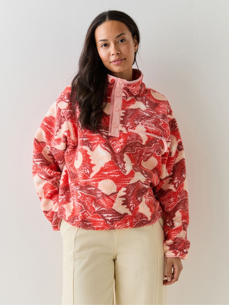 Columbia Red Helvetia™ II Printed Cropped Half Snap Fleece - Image 1 of 4