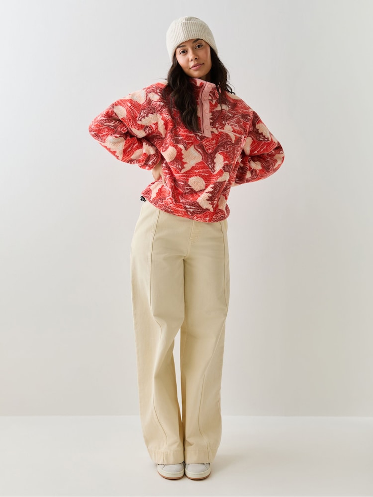 Columbia Red Helvetia™ II Printed Cropped Half Snap Fleece - Image 2 of 4