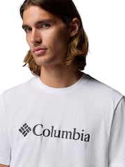 Columbia White CSC Basic Logo™ T-Shirt - Image 7 of 7
