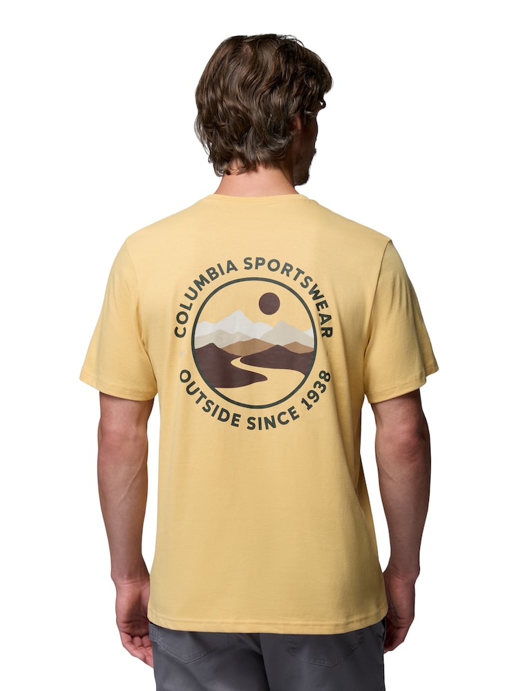 Columbia Yellow CSC™ Outdoor Back Graphic T-Shirt - Image 2 of 5