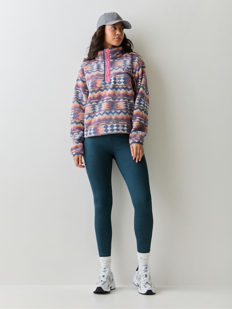Columbia Blue Helvetia™ II Printed Cropped Half Snap Fleece - Image 2 of 5