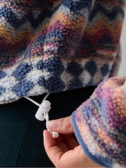 Columbia Blue Helvetia™ II Printed Cropped Half Snap Fleece - Image 5 of 5