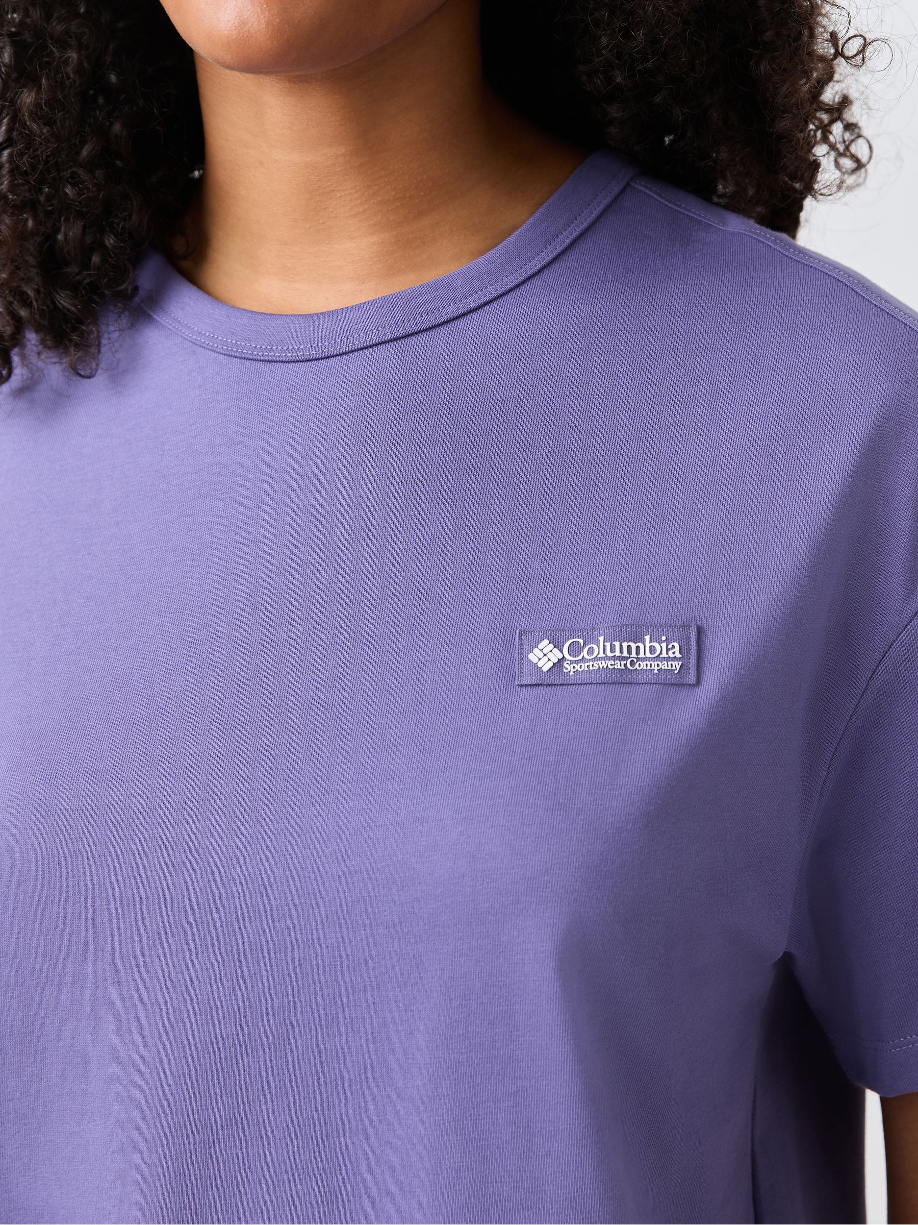 Buy Columbia Purple CSC™ Heavyweight Graphic T-Shirt from the Next