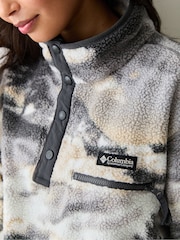 Columbia Purple Helvetia™ II Printed Cropped Half Snap Fleece - Image 4 of 5