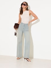 Friends Like These Denim Vintage Everyday Wide Leg Jeans - Image 1 of 5