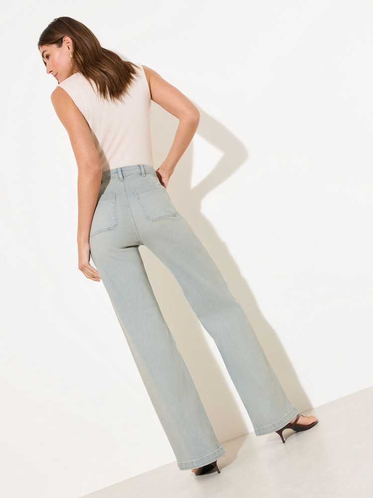 Friends Like These Denim Vintage Everyday Wide Leg Jeans - Image 5 of 5