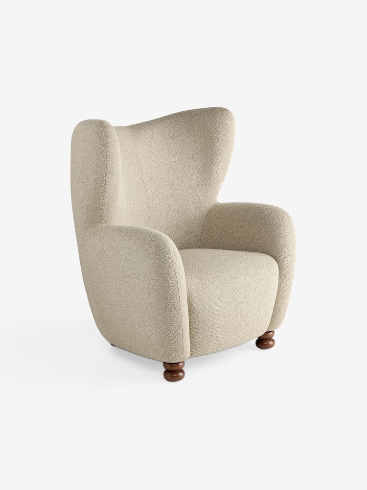 MADE.COM Off White Pax Boucle Yannick Accent Chair - Image 5 of 5 MADE.COM Off White Pax Boucle Yannick Accent Chair - Image 5 of 5