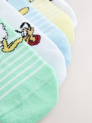 Mickey Mouse Character Cotton Rich Trainer Socks 5 Pack - Image 3 of 3
