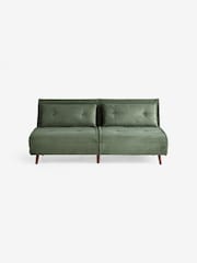 MADE.COM Olive Green Corduroy Haru 4 Seater Sofa Bed - Image 5 of 6