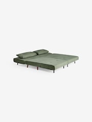 MADE.COM Olive Green Corduroy Haru 4 Seater Sofa Bed - Image 6 of 6
