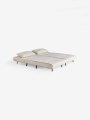 MADE.COM Off White Natural Pax Boucle Haru 4 Seater Sofa Bed - Image 6 of 6