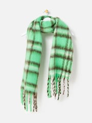Oliver Bonas Checked Brushed Heavyweight Scarf - Imagen 1 de 4