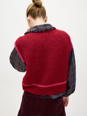 Oliver Bonas Red Radish Knitted Tank Top - Image 2 of 7