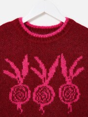 Oliver Bonas Red Radish Knitted Tank Top - Image 5 of 7