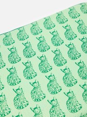 Oliver Bonas Green Cat Laptop Case - Image 4 of 4