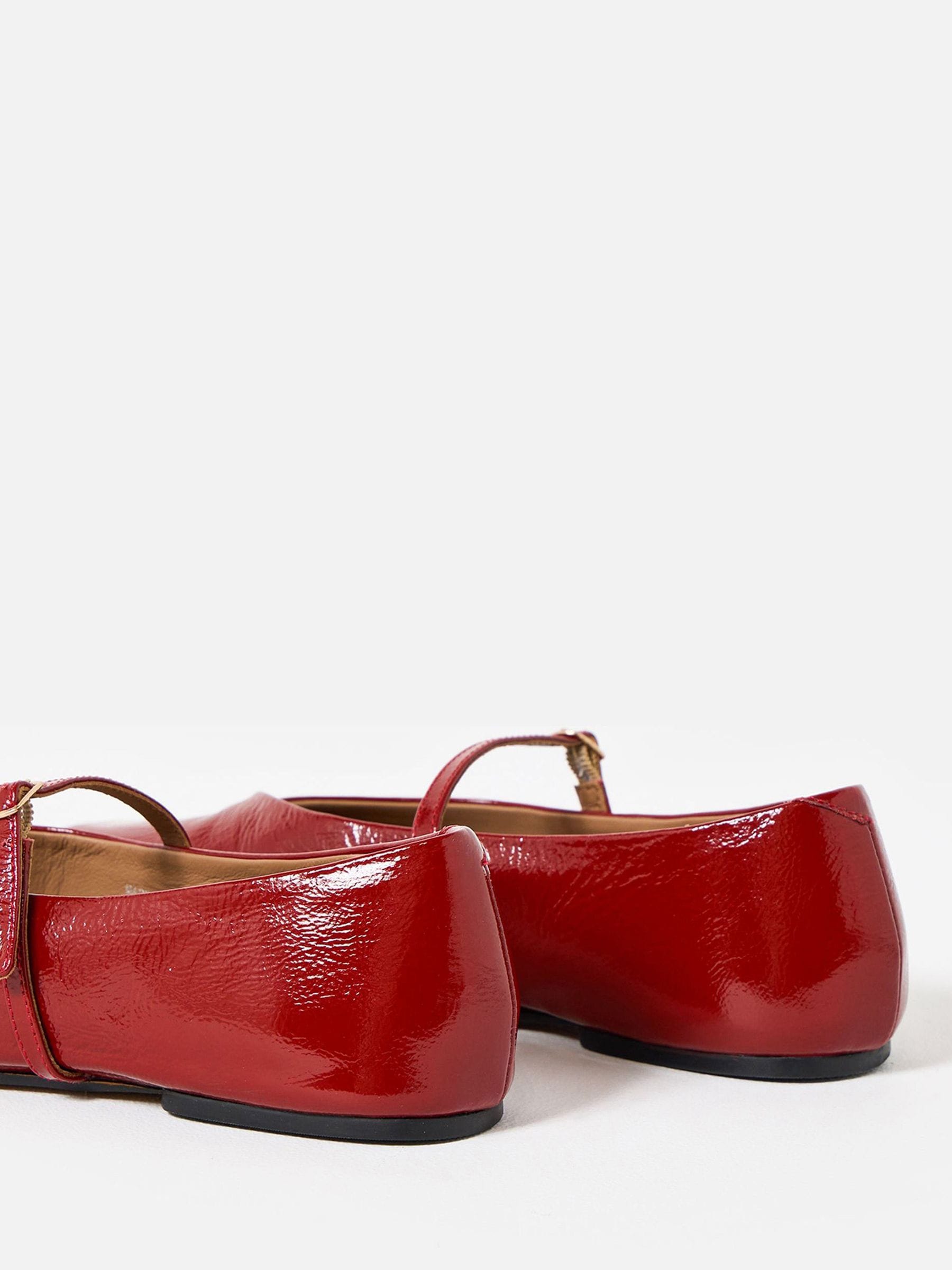 Buy Oliver Bonas Red Patent Square Toe Mary Jane Shoes from Next USA