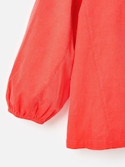 Oliver Bonas Pink Corduroy Frill Collar Shirt - Image 6 of 6