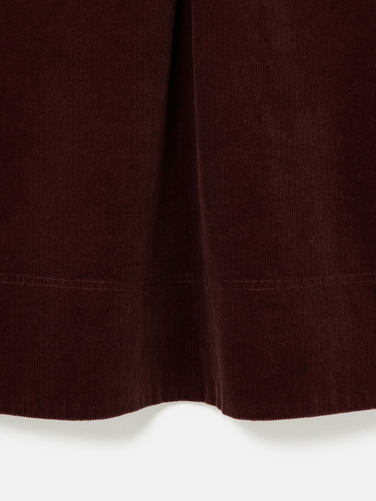 Oliver Bonas Brown Corduroy Collared Mini Shirt Dress - Image 7 of 7 Oliver Bonas Brown Corduroy Collared Mini Shirt Dress - Image 7 of 7
