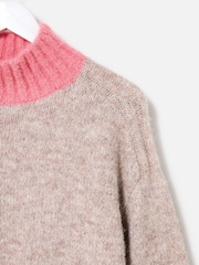 Oliver Bonas Natural Side Stripe Heavyweight Scarf - Image 6 of 8