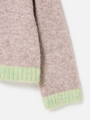 Oliver Bonas Natural Side Stripe Heavyweight Scarf - Image 7 of 8