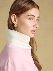 Pink & Blue Colour Block - Rugbyoverhemd met lange mouwen en kraag van katoen - Afbeelding 7 van 10