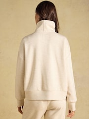 Joules Oatmeal Soft Quarter Zip Sweatshirt - Image 2 of 7