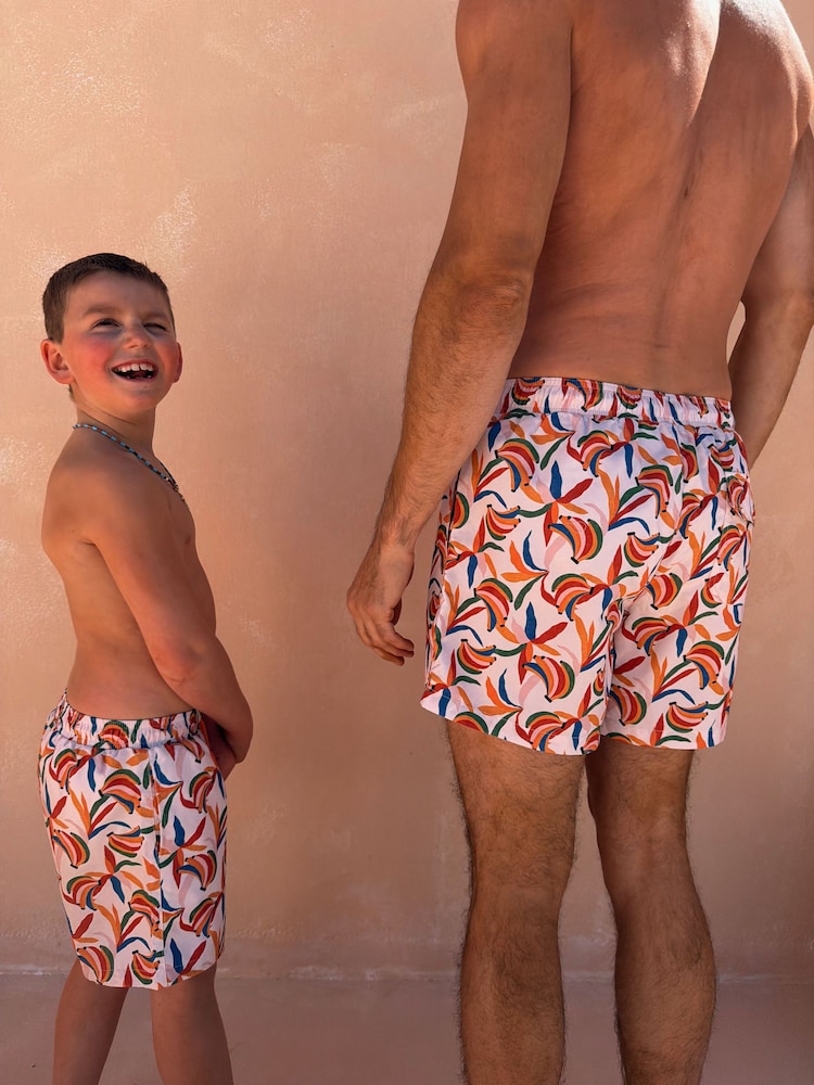 Never Fully Dressed Cream Banana Mens Swim Shorts - Image 2 of 5