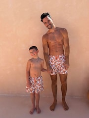 Never Fully Dressed Cream Banana Mens Swim Shorts - Image 5 of 5