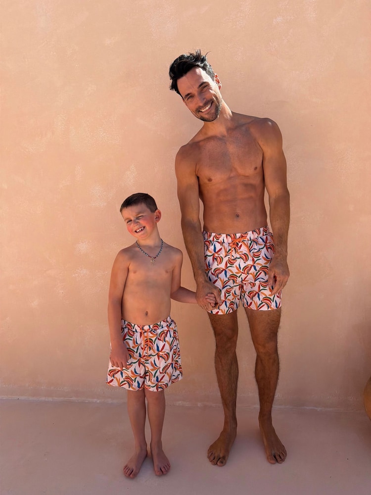 Never Fully Dressed Cream Banana Mens Swim Shorts - Image 5 of 5