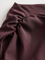 Chocolate Brown Ruched Occasion Jumpsuit - Image 7 of 8