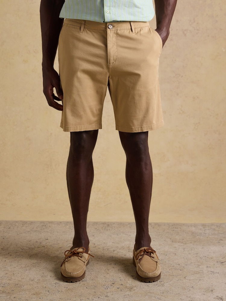 Joules Neutral Tan Classic Fit Chino Shorts Chino Shorts - Image 1 of 7