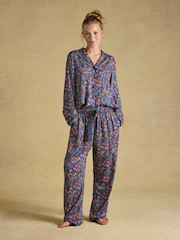 Multi Blommor - Alma Woven Pyjama Set - Bild 1 av 10