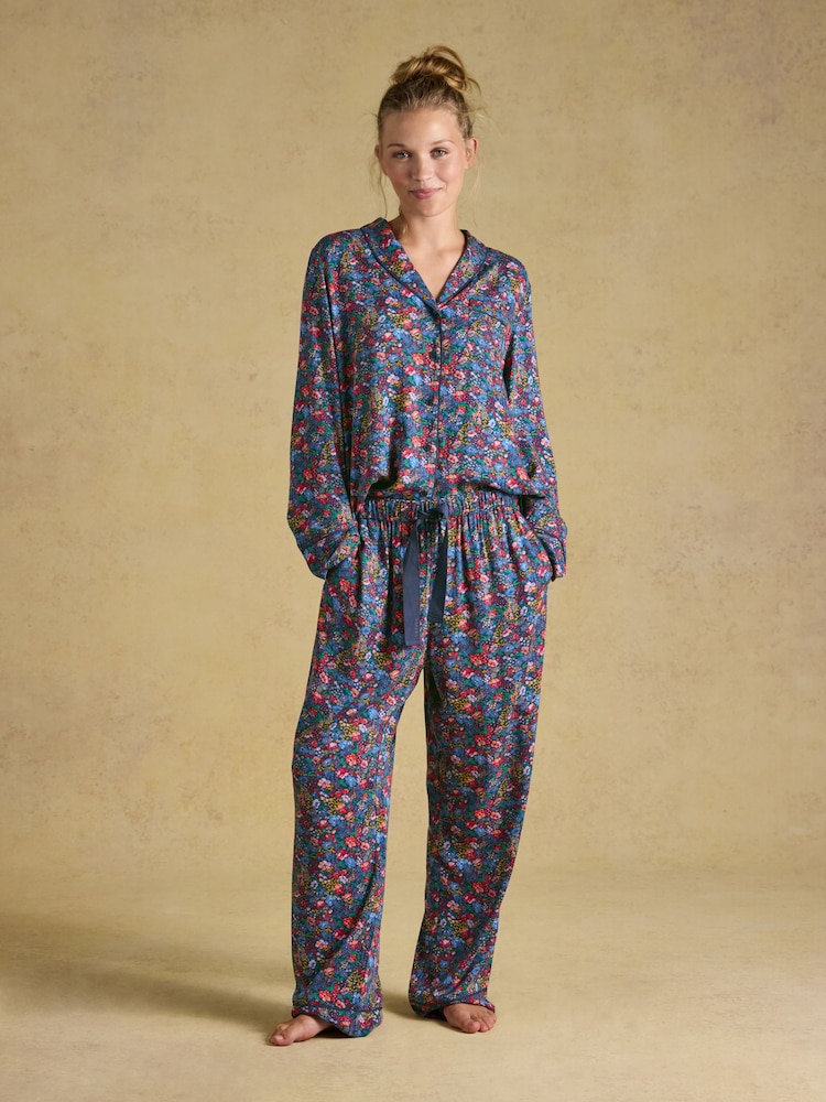 Multi Blommor - Alma Woven Pyjama Set - Bild 1 av 10