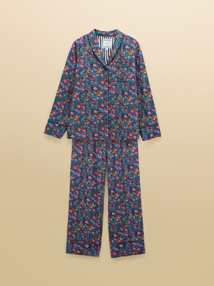 Multi Blommor - Alma Woven Pyjama Set - Bild 10 av 10