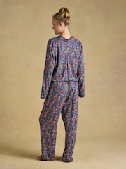 Multi Blommor - Alma Woven Pyjama Set - Bild 2 av 10