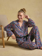 Multi Blommor - Alma Woven Pyjama Set - Bild 5 av 10