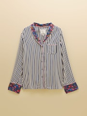 Marinen/Vit rand - Alma Woven Pyjama Set - Bild 6 av 7