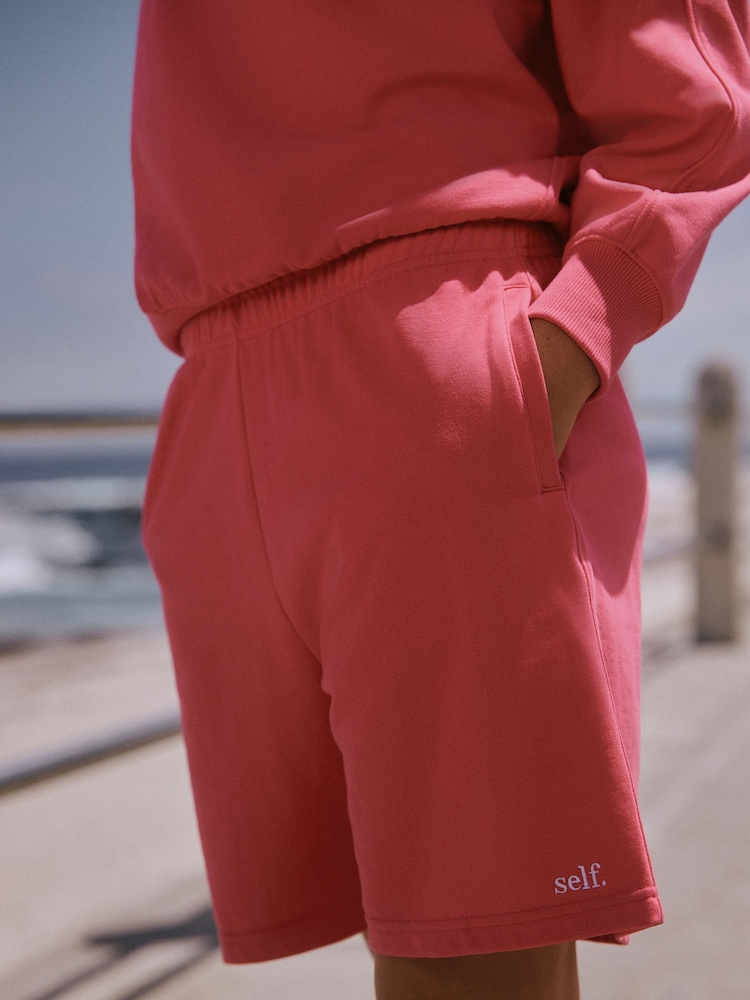 self. Bright Pink Shorts - Image 1 of 7