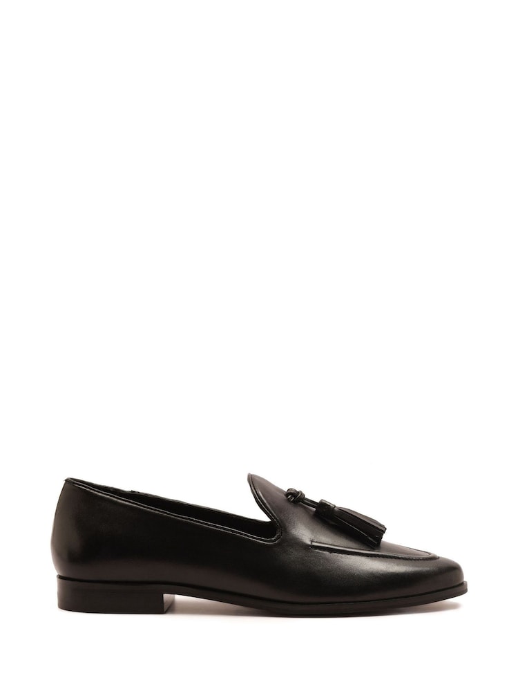 Off The Hook Black Moselle Leather Tassel Loafers - Image 2 of 6 Off The Hook Black Moselle Leather Tassel Loafers - Image 2 of 6
