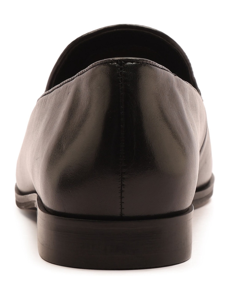 Off The Hook Black Moselle Leather Tassel Loafers - Image 6 of 6 Off The Hook Black Moselle Leather Tassel Loafers - Image 6 of 6
