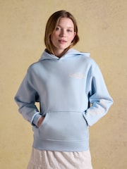 Joules Blue Beach Graphic Unisex Oversized Hoodie - Image 2 of 10