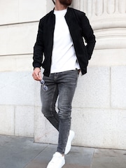 CAPO Black Chrome Slim Fit Denim Jeans - Image 3 of 6