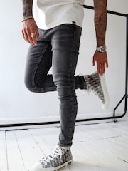 CAPO Black Chrome Slim Fit Denim Jeans - Image 5 of 6