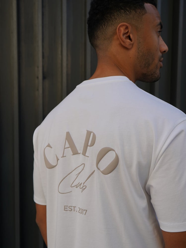 CAPO White Beach Club T-Shirt - Image 6 of 6 CAPO White Beach Club T-Shirt - Image 6 of 6