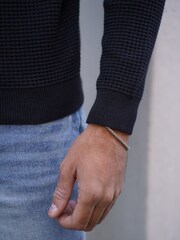 CAPO Black Cable Knit Jumper - Image 2 of 6
